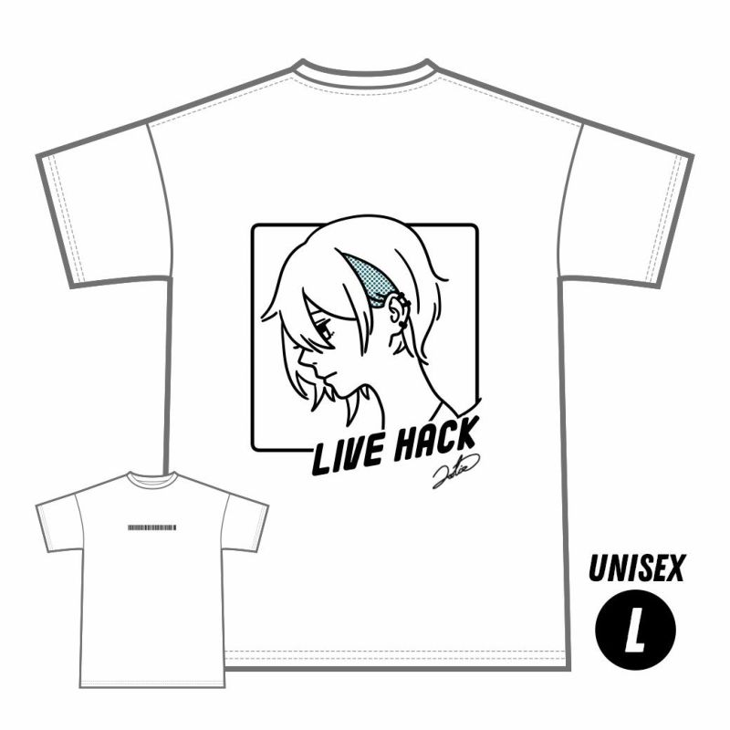 にじさんじ イラストTシャツ 黛灰 Lサイズ【返品交換不可】《お一 