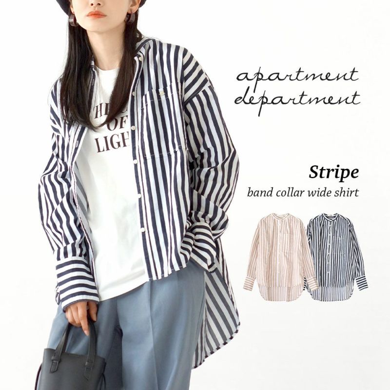 新作登場 EN APARTMENT(エンパートメント) BANDCOLLAR BLOUSE ZEHPk